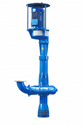 VERTIKAALNE ABRASIIVSUSVASTANE PUMP RIHMAÜHENDUSTORNIGA